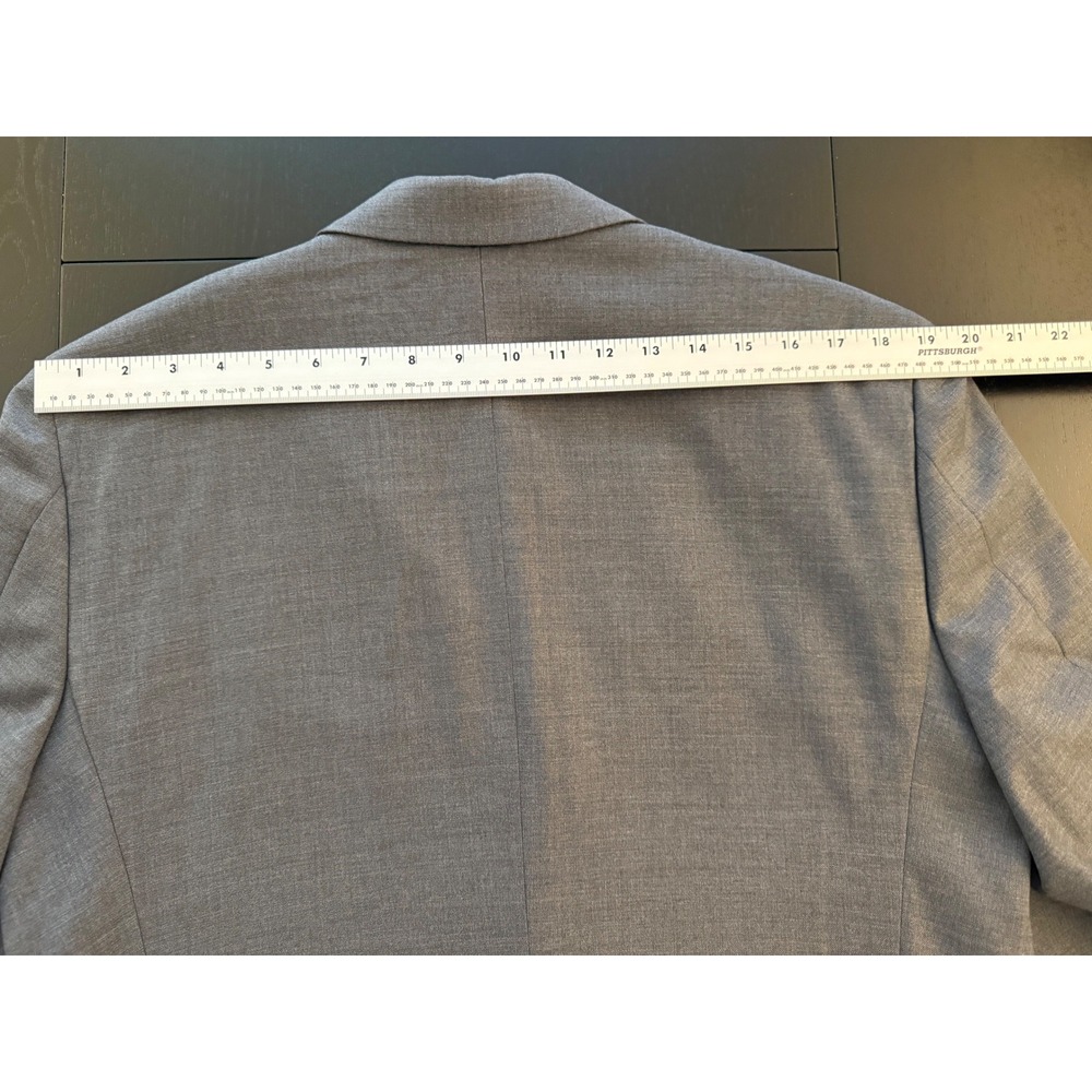 Joseph Abboud Blazer Mens 42S Gray Wool Two-Button Sport Coat Jacket - Picture 15 of 16